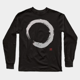 Calligraphy Enso Circle Long Sleeve T-Shirt